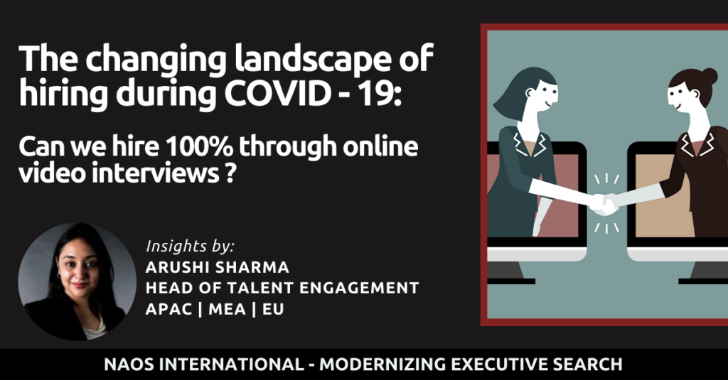 The changing landscape of hiring virtually. Can we hire 100% through online video interviews?